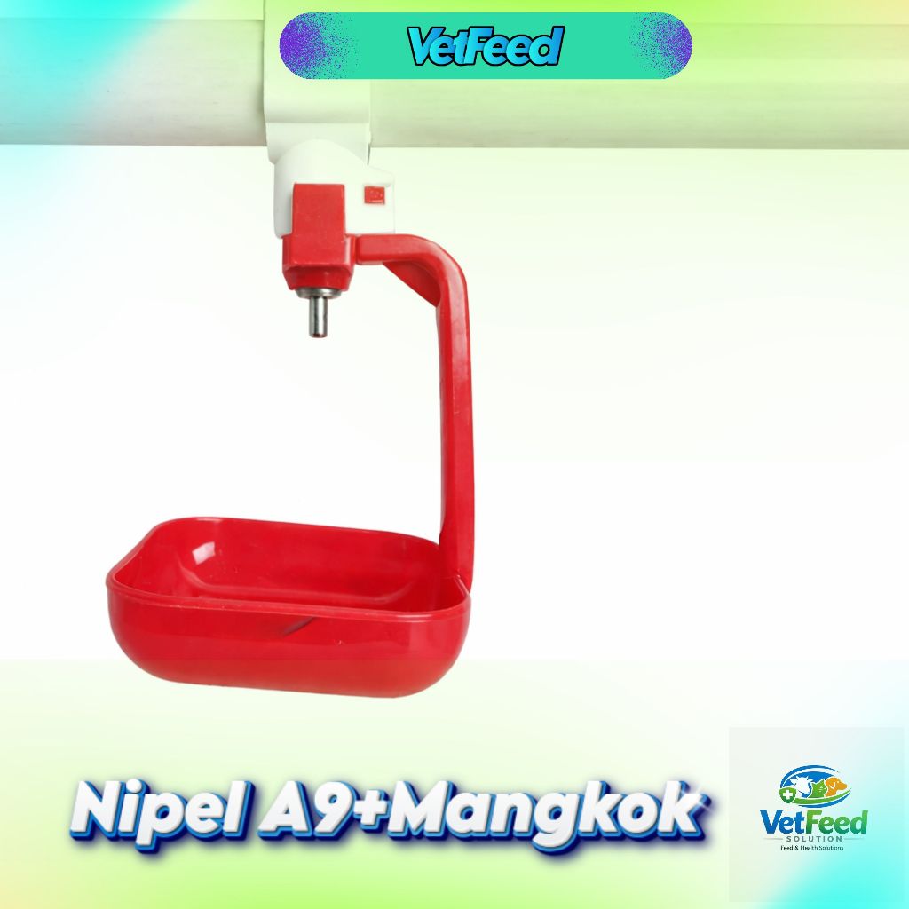 Nipel A9+Mangkok Ayam Broiler Puyuh A9+Mangkok seperti A5-Samping