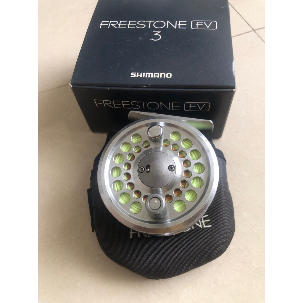 reel fly fishing shimano freestone FV3 bekas