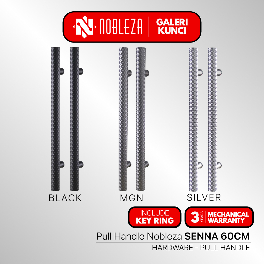 NOBLEZA Pull Handle / Handle Pintu Tarung Pintu Kupu Kupu Ukuran 60cm - SENNA