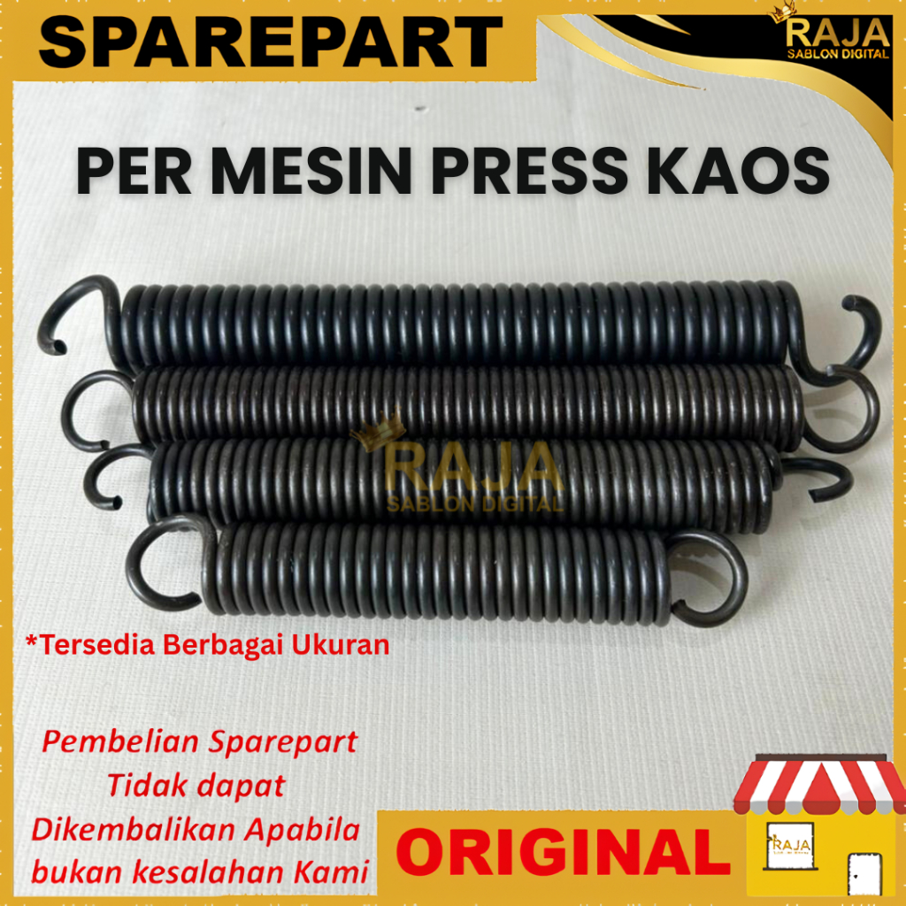 Per Mesin Press Kaos | SPRING HEAT PRESS MACHINE | Sparepart Mesin Press Kaos 38x38, 40x60, 60x80