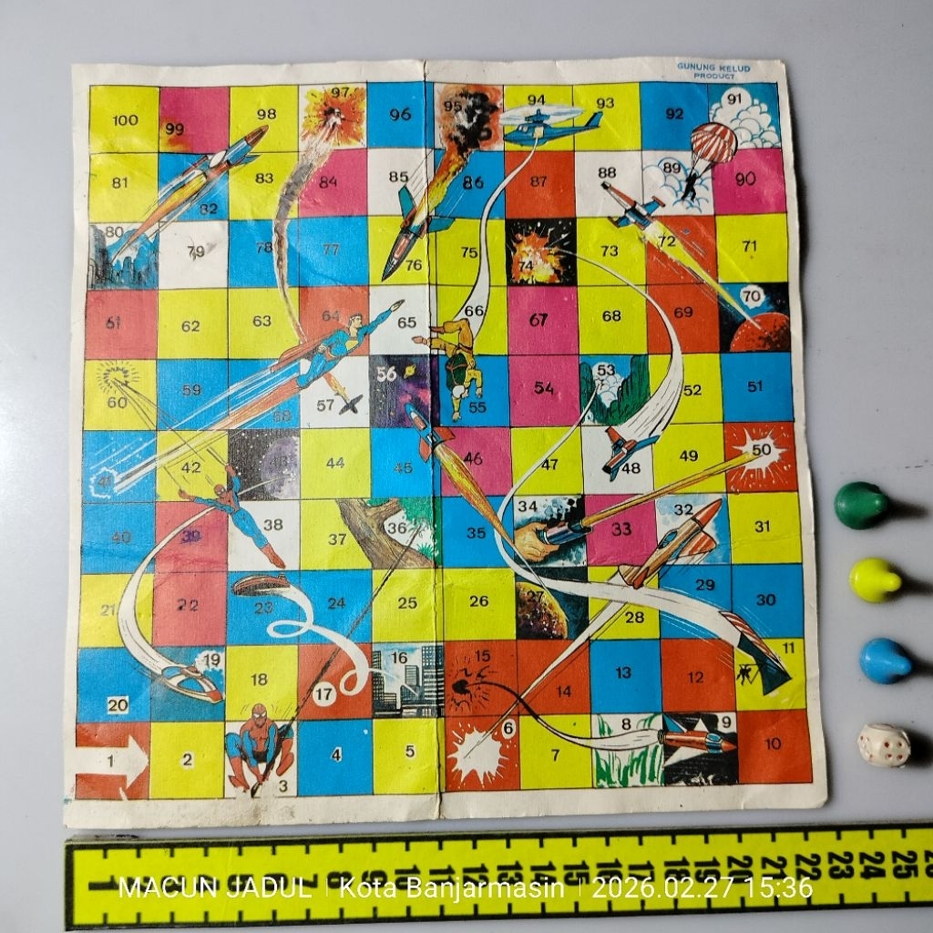 MAINAN JADUL ERA90AN, MAINAN ULAR TANGGA, MAINAN JADUL, MAINAN NOSTALGIA 90AN