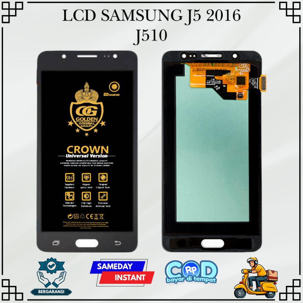 LCD SAMSUNG J5 2016 / (SAMSUNG GALAXY J5 2016) / J510 / TOUCHSCREEN FULLSET COMPLETE ORIGINAL
