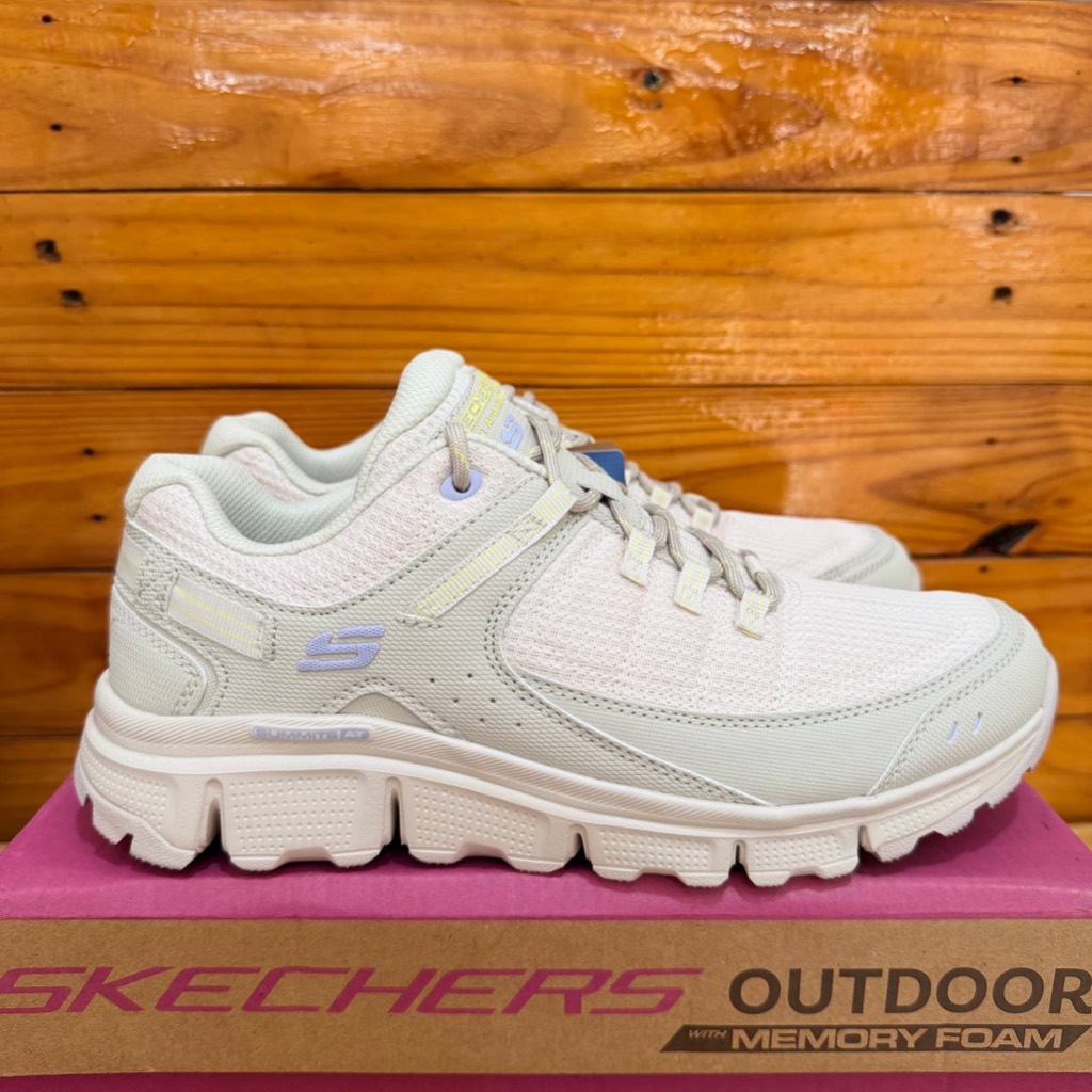 SEPATU SKECHERS WANITA UNISEX PRIA SKECHERS SUMMITS AT KISSIMMEE 180271 NATURAL MULTI WOMEN SLIPON F