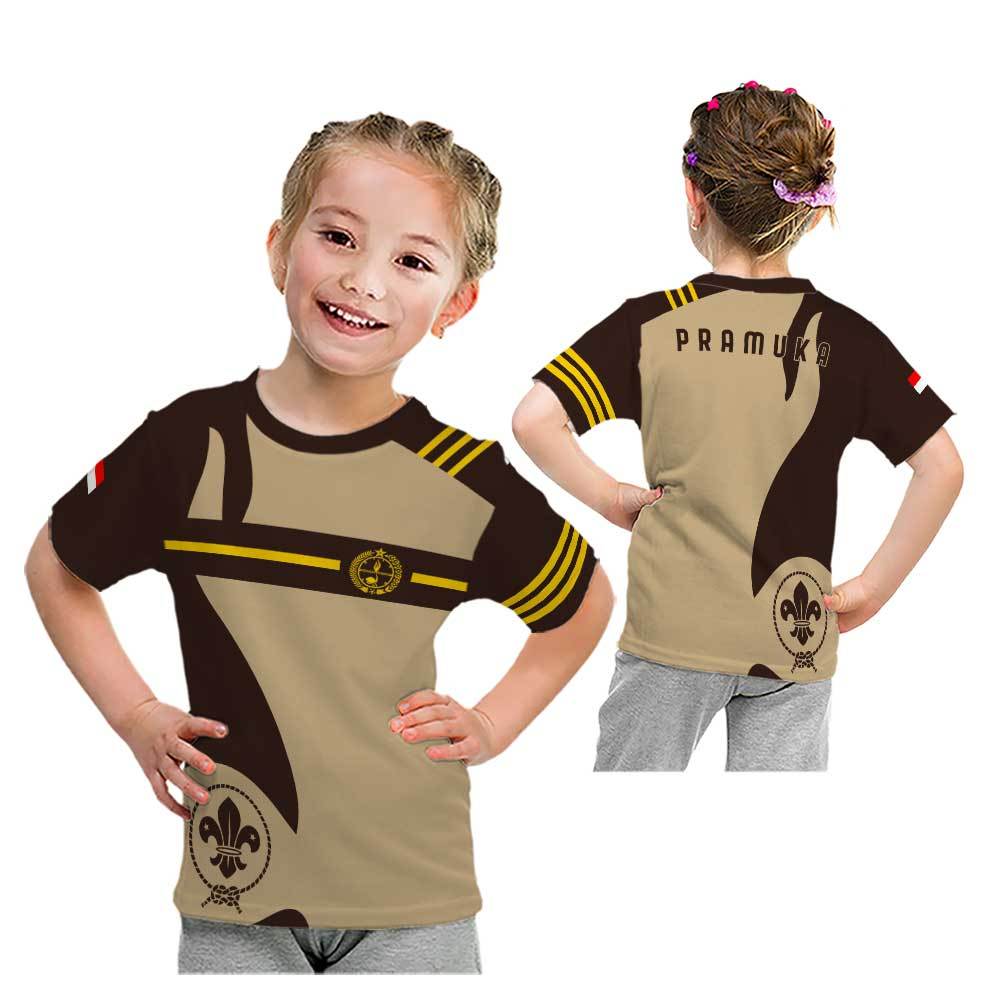 Baju Pramuka Anak/Seragam Pramuka Sekolah/Jersey Kaos Anak