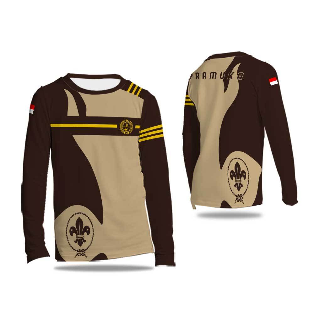 Baju Pramuka Anak SD Terbaru/Jersey Pramuka Ukuran Anak/Kaos Pramuka