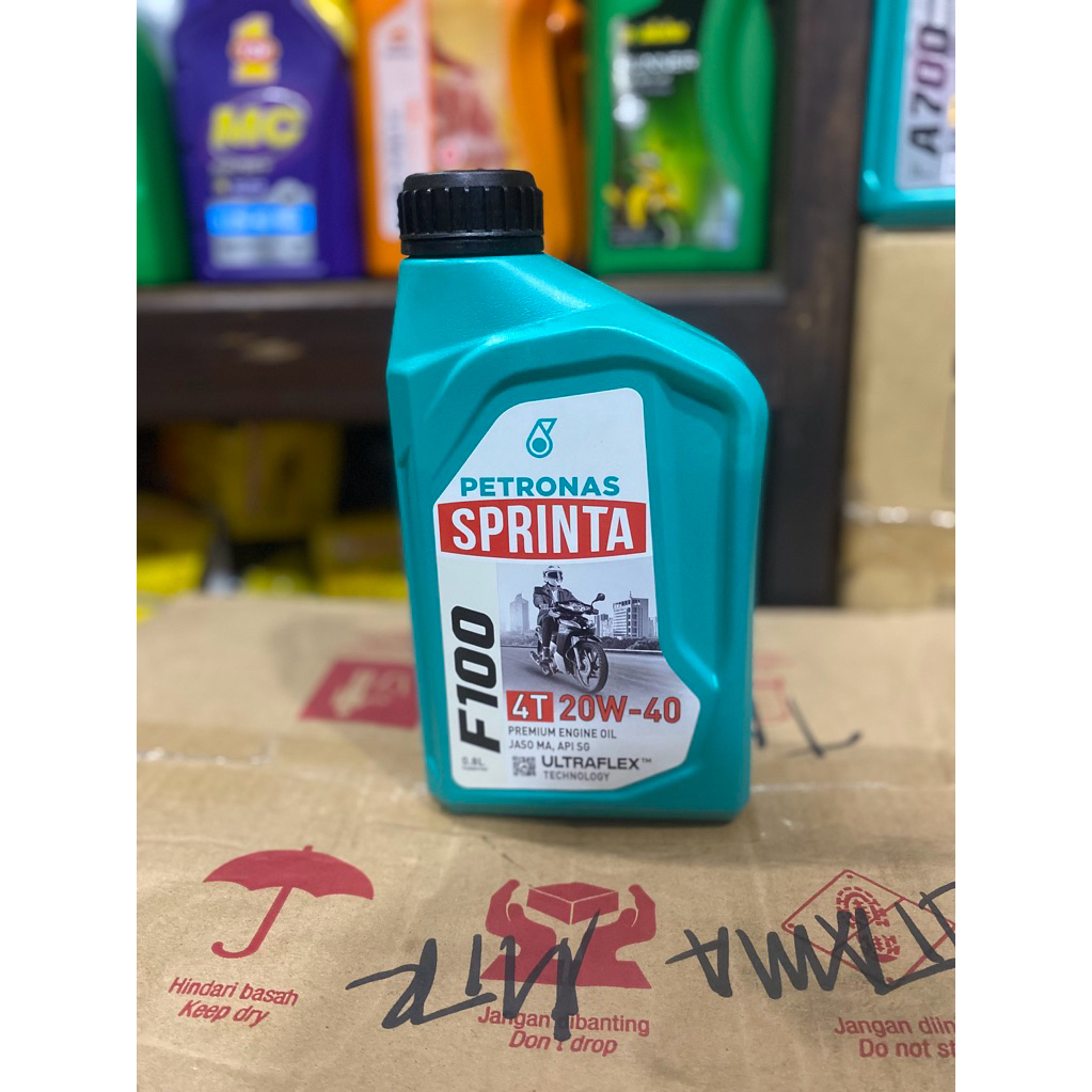 OLI MESIN 4T PETRONAS SPRINTA F100 20W 40 800 ML / 0.8 L