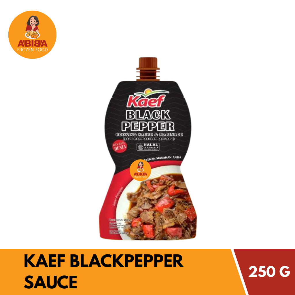KAEF Blackpepper Sauce 250 gr / Saus Ladah Hitam 250 gr - ABIBA