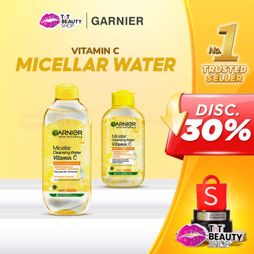 Garnier Micellar Cleansing Water Vitamin C |  Micellar Water Vit C | TnT Beauty Shop