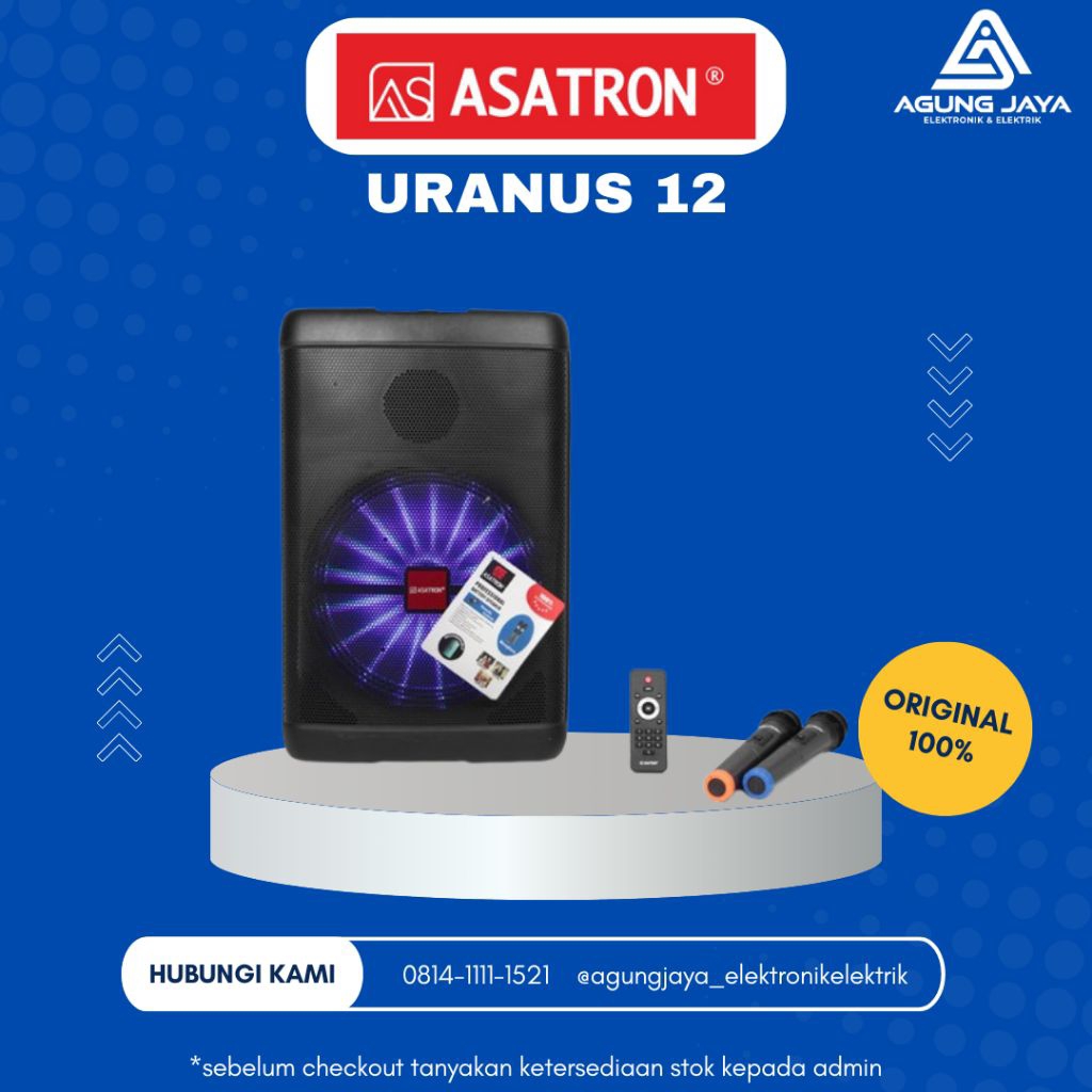 Asatron Uranus 12 Inch Bluetooth Party Speaker