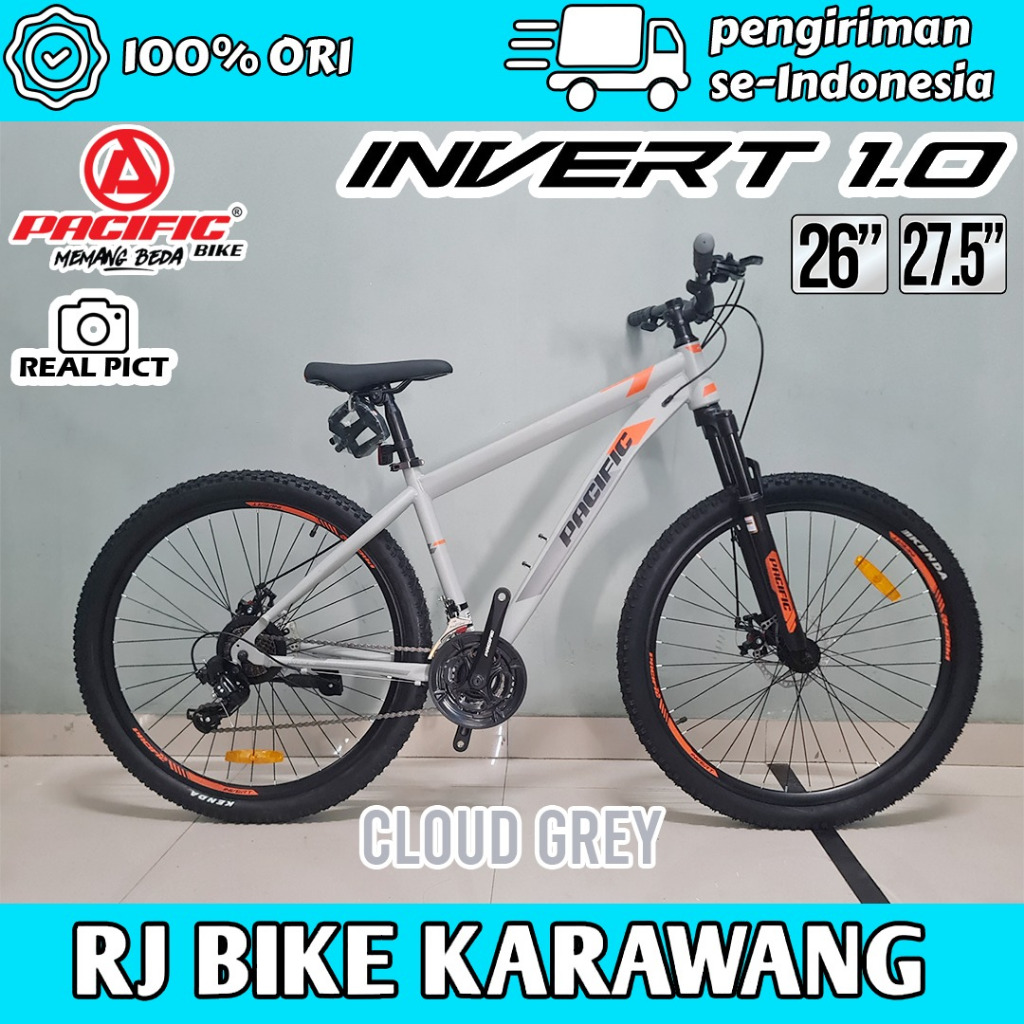 Sepeda Gunung MTB Pacific Invert 1.0 3x7Speed 24 26 dan 27.5 Inch Original