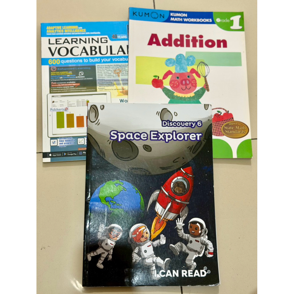 BUKU LEARNING VOCABULARY ENGLISH ICANREAD KUMON MATH BELAJAR MATEMATIKA ADDITION