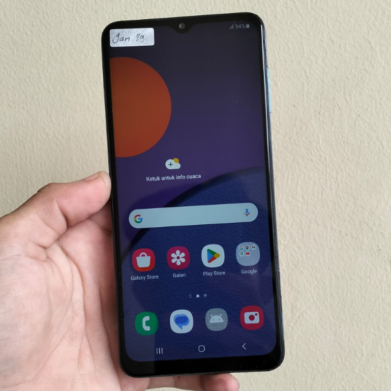 Samsung Galaxy M12 Duos RAM 3GB Internal 32GB 4G LTE Bekas Garansi Samsung Indo