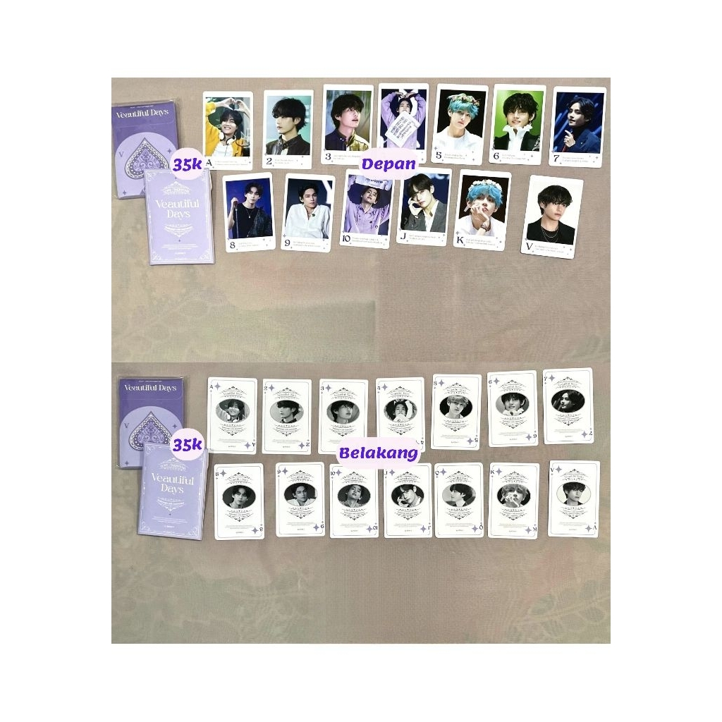 SEALED [READYSTOCK] V CARDMERCH BY NUNA V
