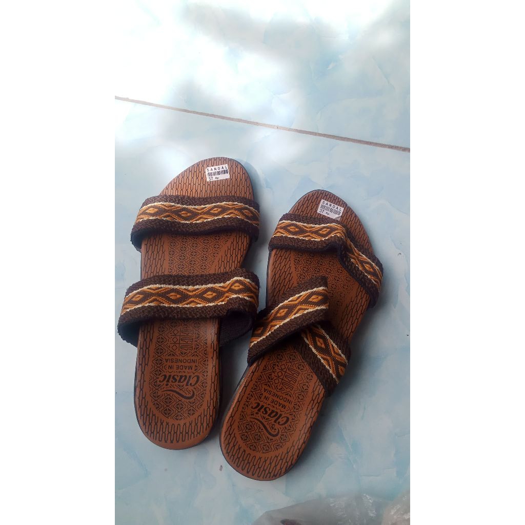 sandal teplek korean terbaru