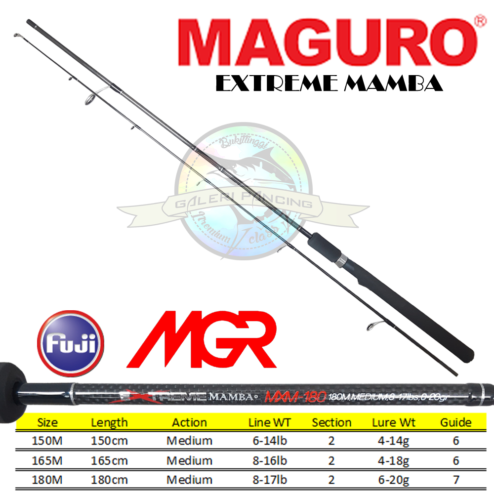 Joran Pancing Maguro Extreme Mamba 150cm 165cm 180cm