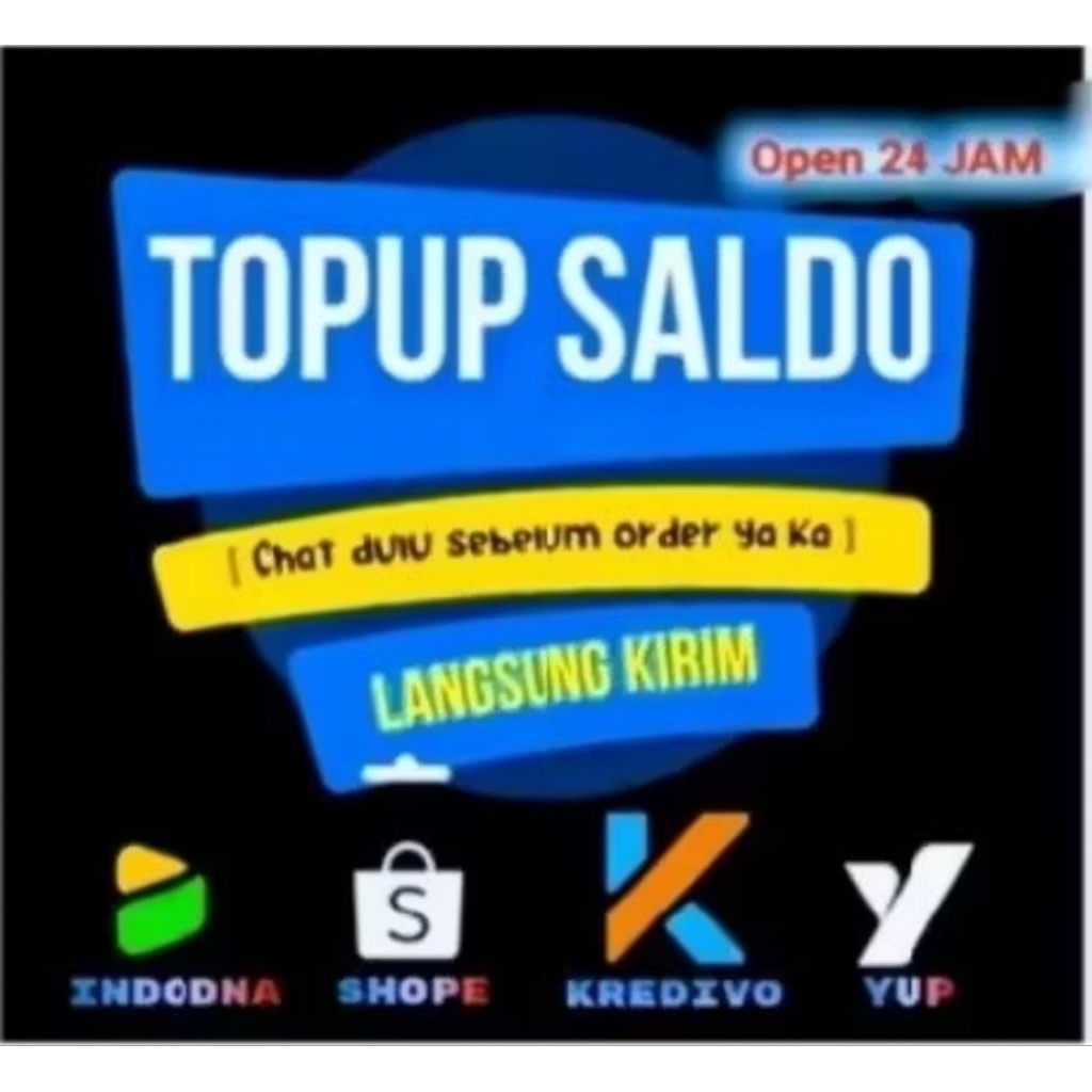 TERPERCAYA TOP SALDO UP KREDIPVO DLL SALDO/PULSA TRANSFERr 500K-35JT KE SEMUA