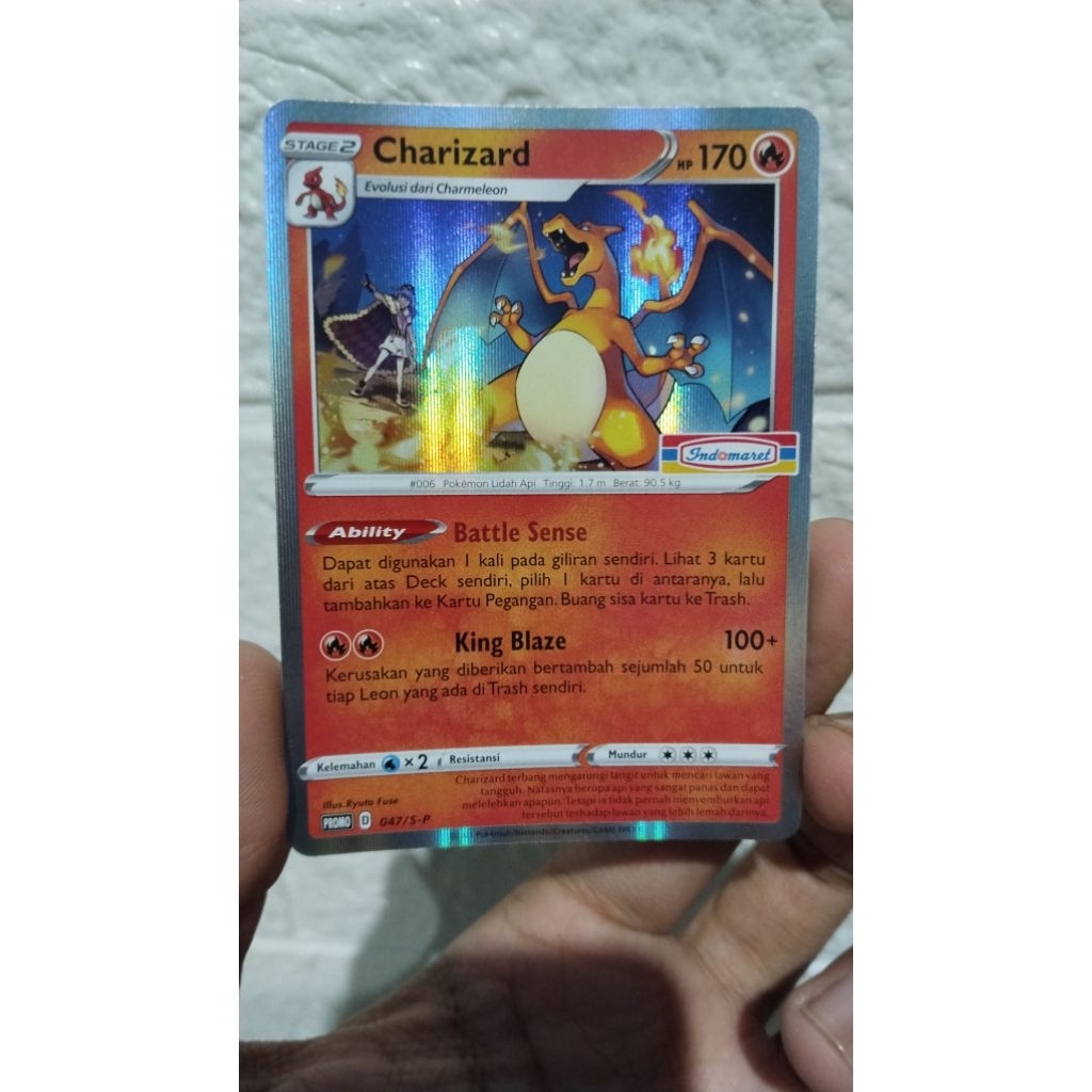 kartu pokemon charizard promo Indomaret