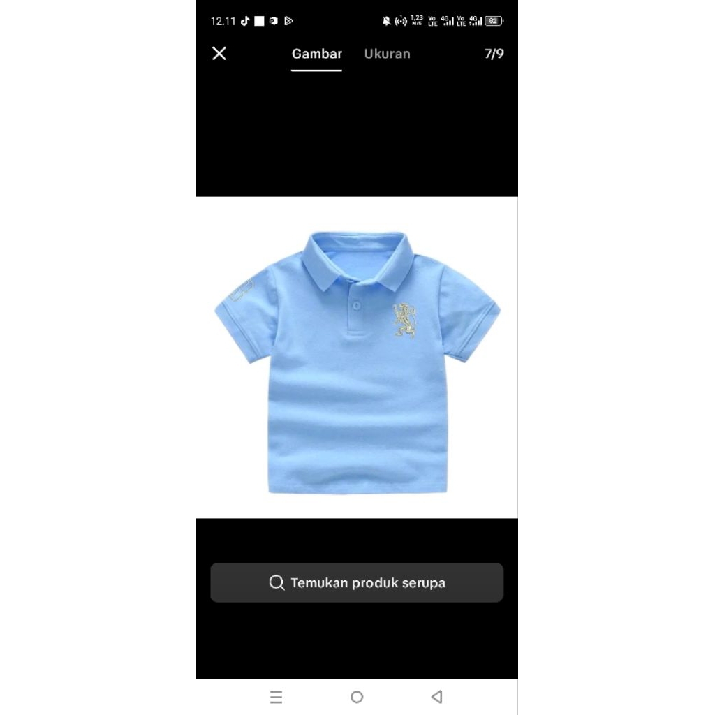 Kaos anak anak Polo Giordano