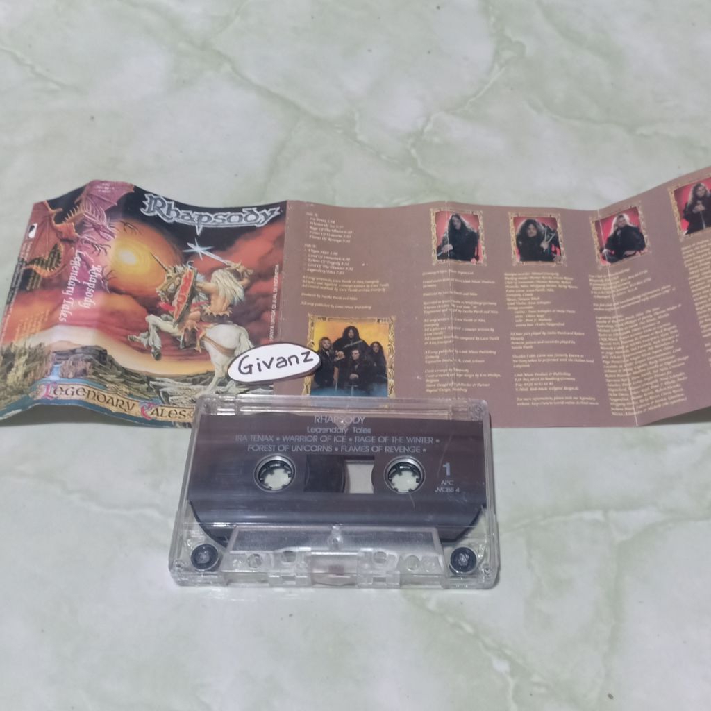 kaset pita RHAPSODY - Legendary tales