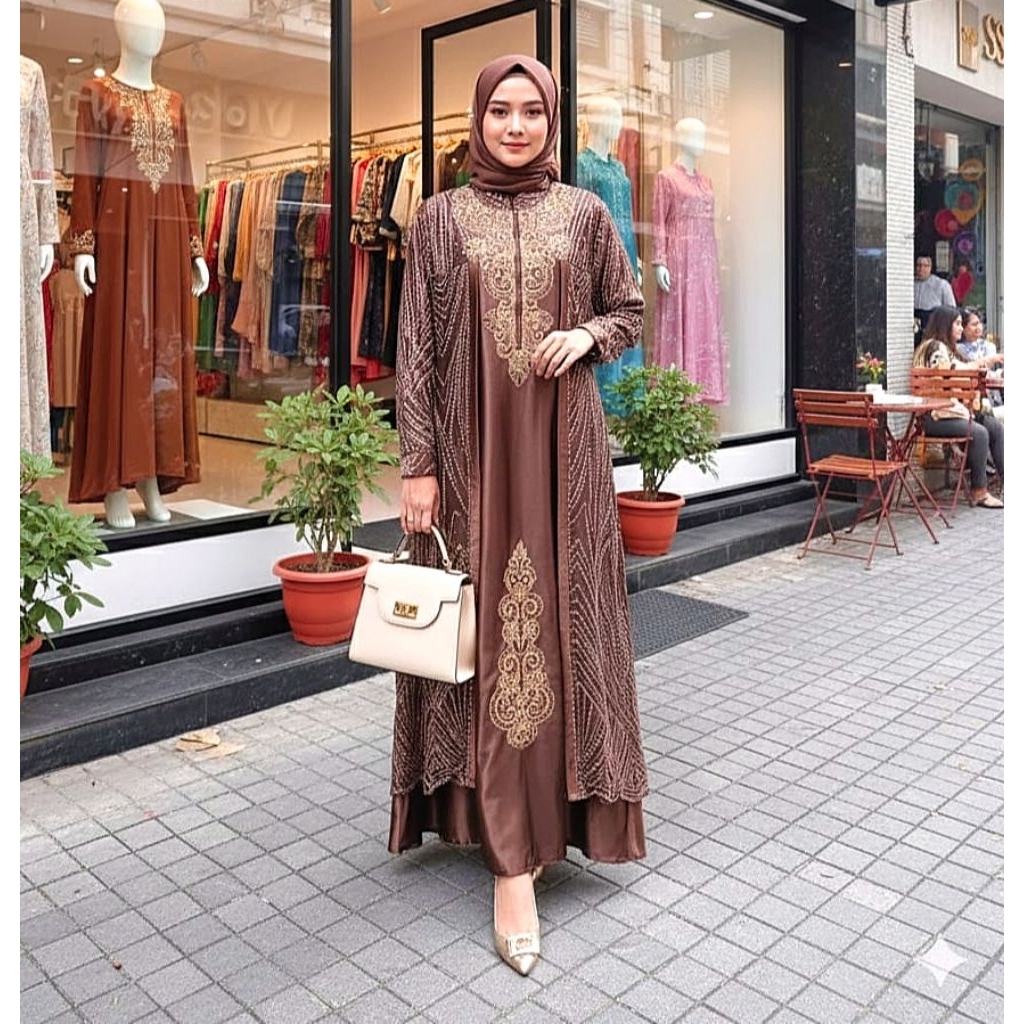 Gamis Abaya Bordir Sultan Original Butik