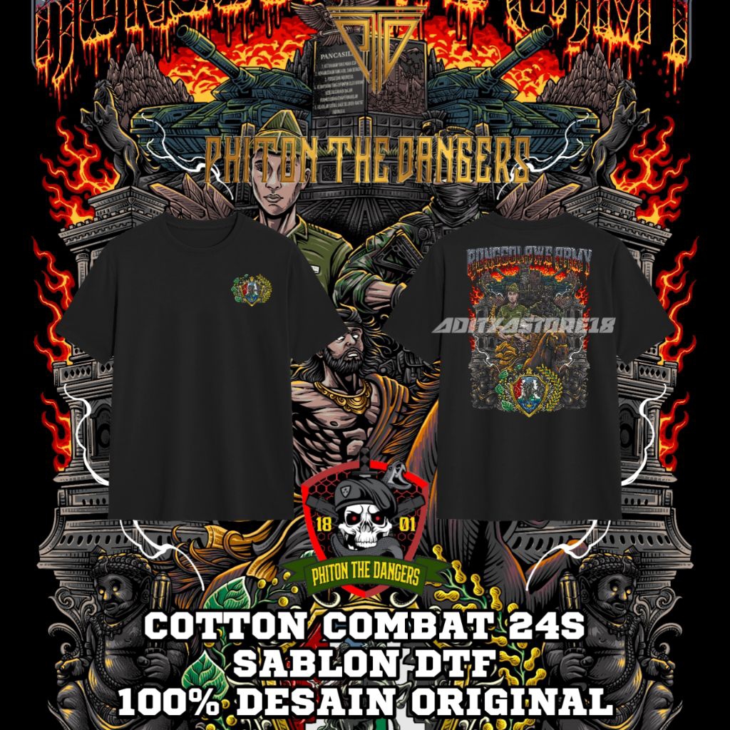 Kaos Polo Hodie Kemeja Ronggolawe Army