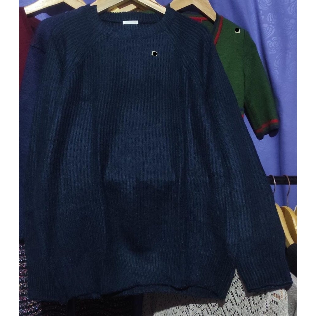 SWEATER GU UNIQLO NAVY