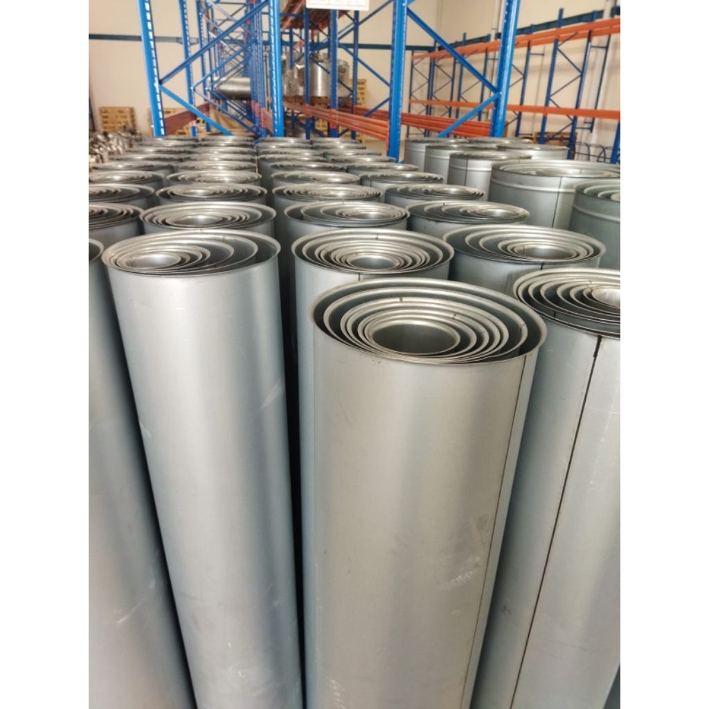 Pipa ducting galvanis / Galvanize pipe. Panjang tiap pipa 1,5 meter