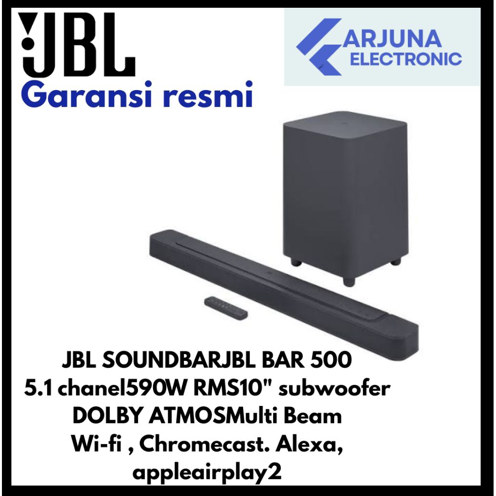 JBL BAR 500 SOUNDBAR ATMOS 5.1 CHANEL ORIGINAL IMS WARRANTY