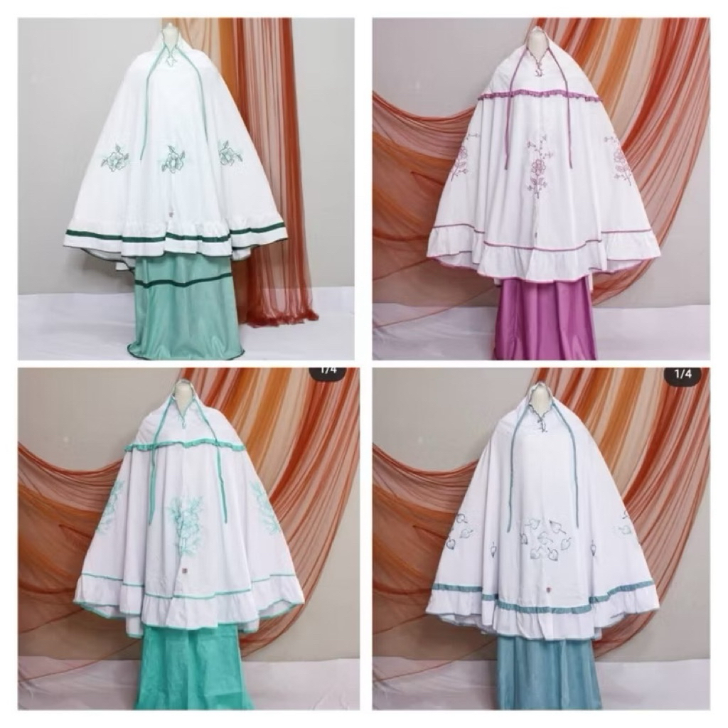 MUKENA ALIEF/ MUKENA GONTOR Putri/ mukena santri/ mukena khodijah / ini ready