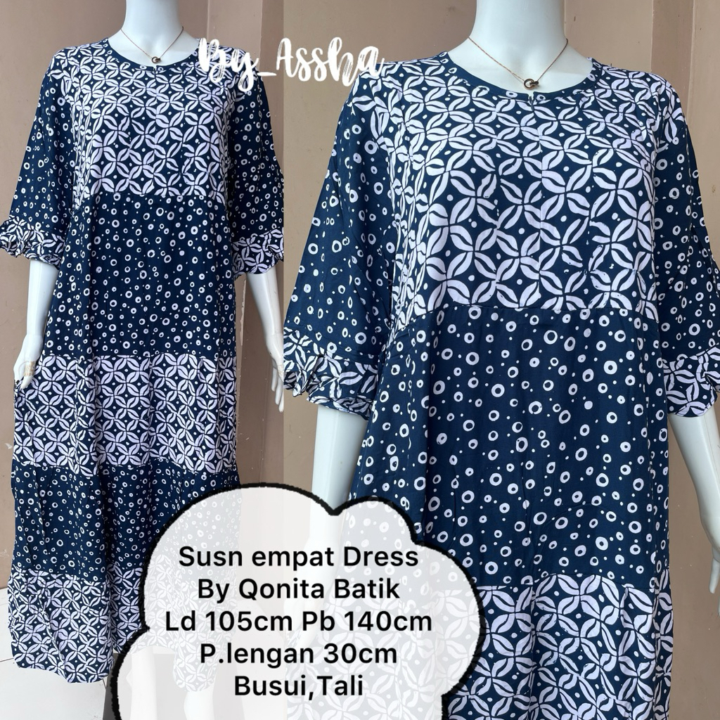 Qonita Daster Batik Pekalongan Susun Empat