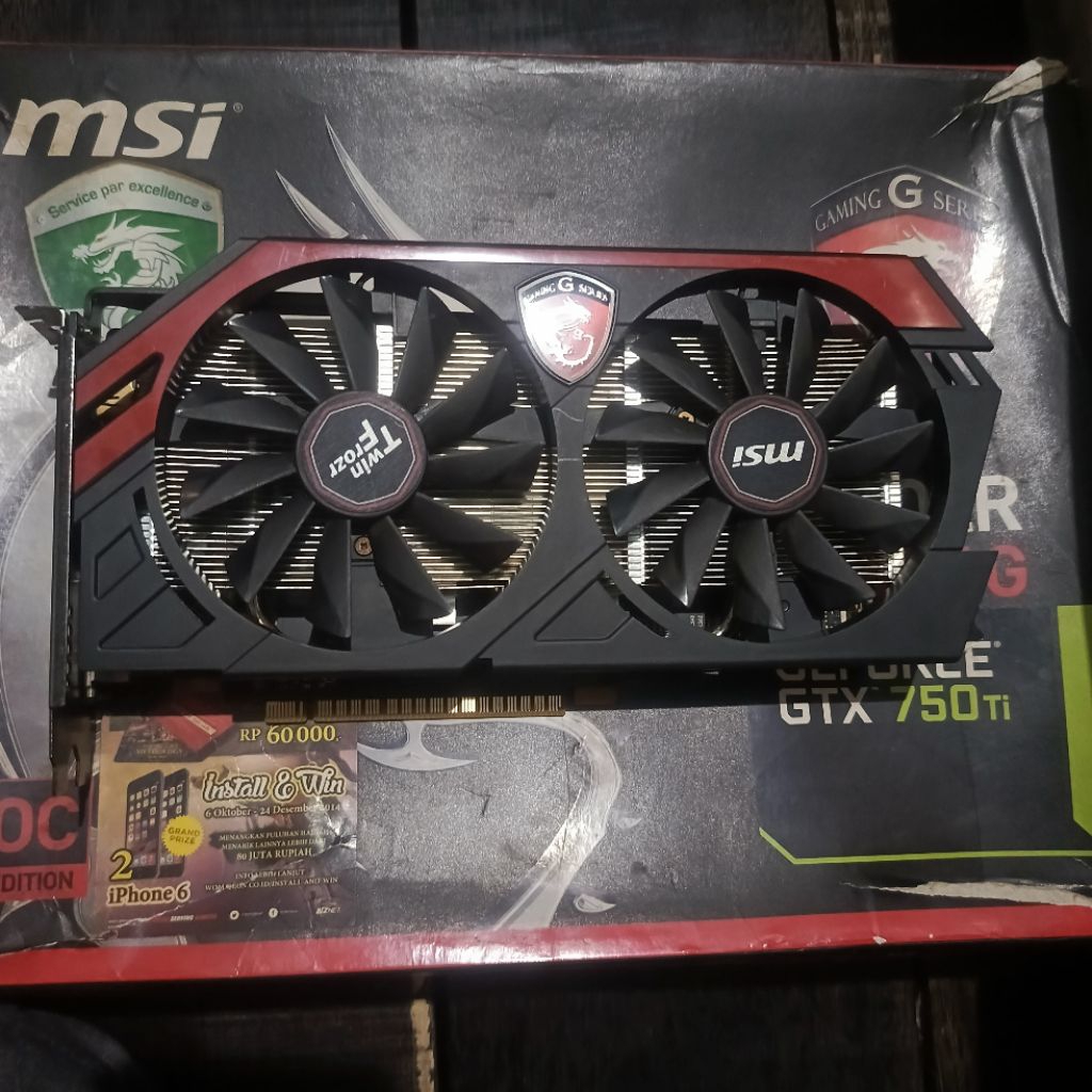 VGA MSI GTX 750 TI - ERROR CODE 43 - UNTUK KANIBALAN