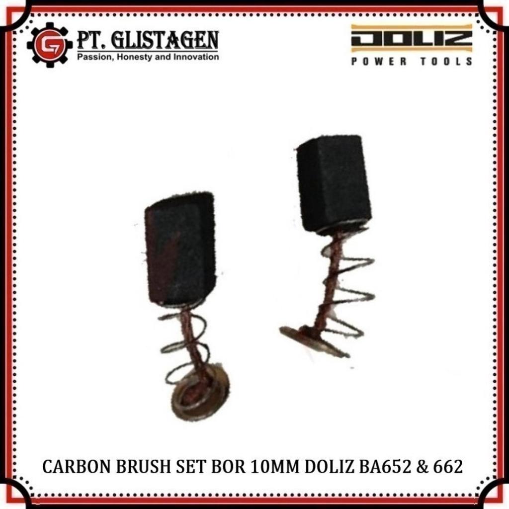 Carbon Brush Kul Spul Arang Mesin Bor 10mm CB Doliz BA 652 & 662