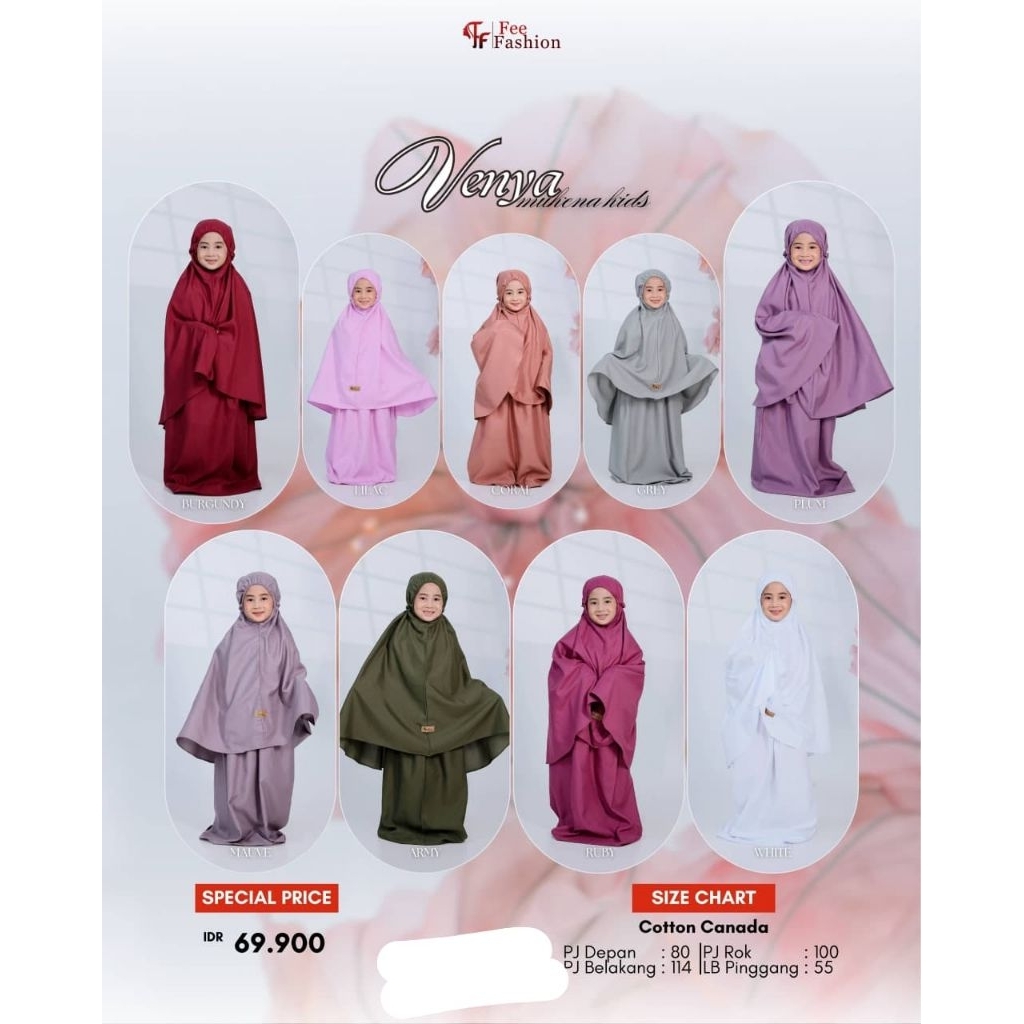 VENYA MUKENA KIDS//FEE FASHION