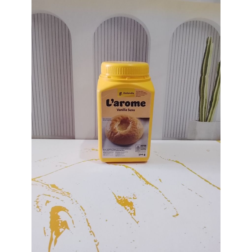 Larome perisa  vanila susu 50g(perisa makanan)