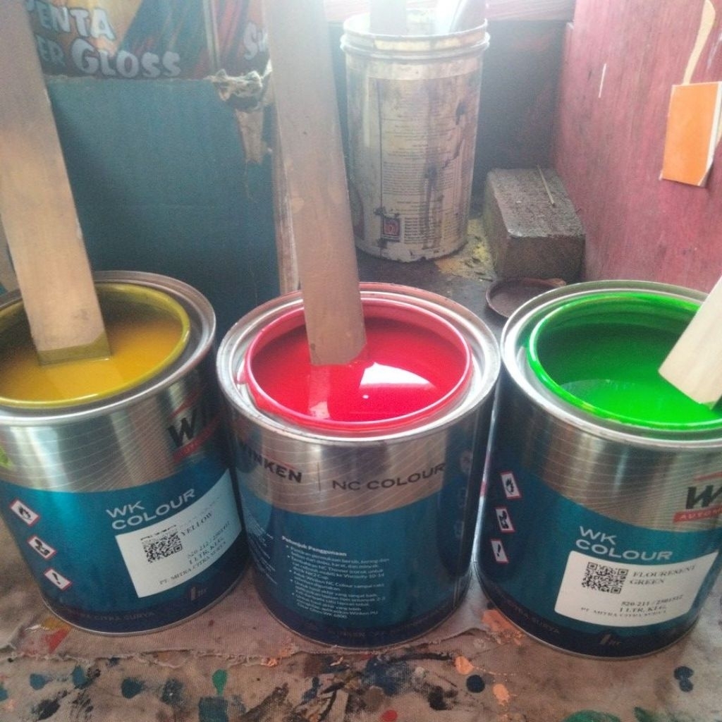 cat Duco stabilo green 1kg cat mobil dan motor