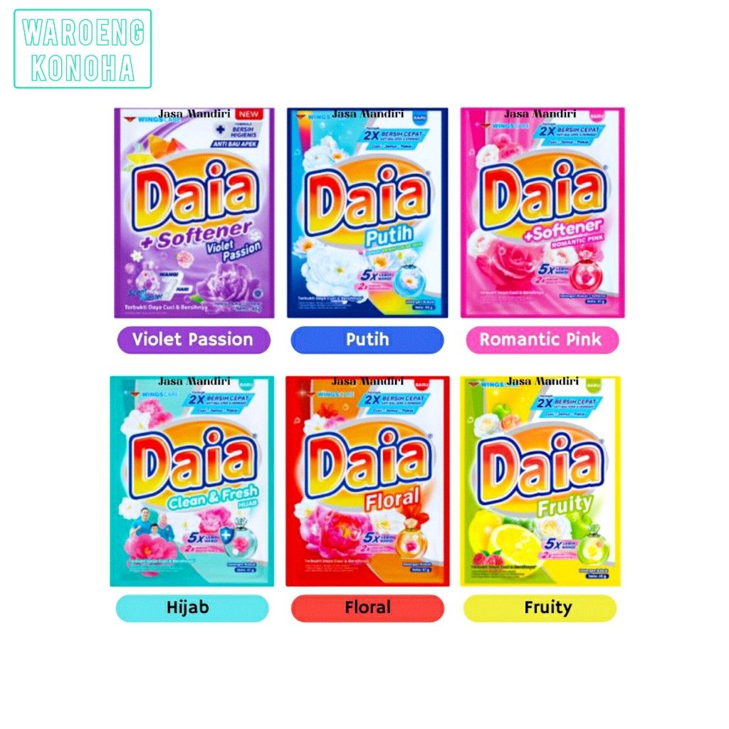 DAIA RENCENG BUBUK ISI 6 SACHET