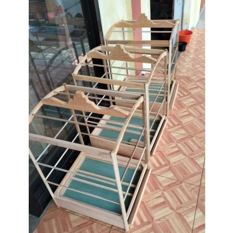 sangkar burung ambrukan diamond tiang segitiga no 1