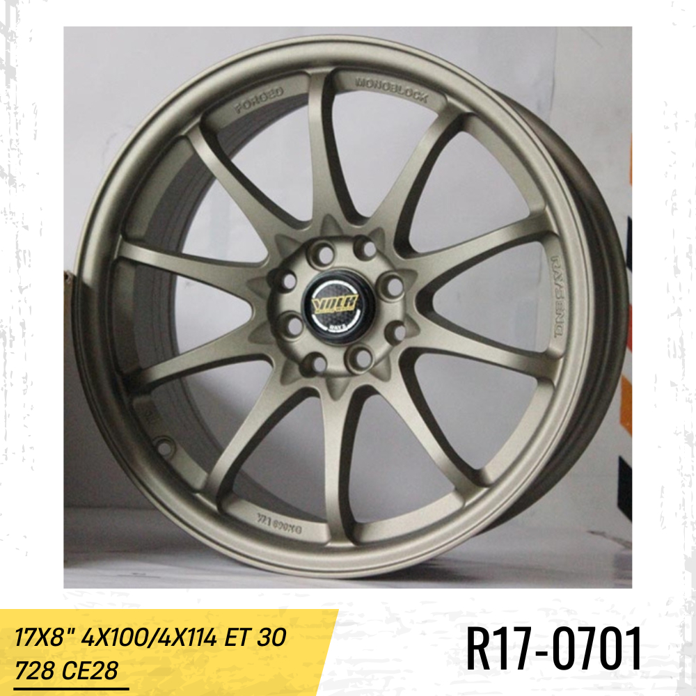 SALE VELG Mobil R17 17 4x100 4x114 Cielo Baleno CE28 Bronze