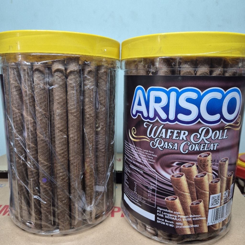 Astor wafer roll toples kero kero long  ARISCO Chocolate 600gram 1 Karton Atau Eceran  termurah wafe