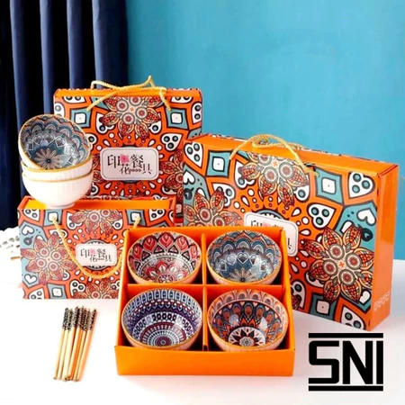 [SNI] Hampers Mangkok Set / Hampers Piring Keramik Set / Hampers Piring Dan Mangkuk Keramik Cantik