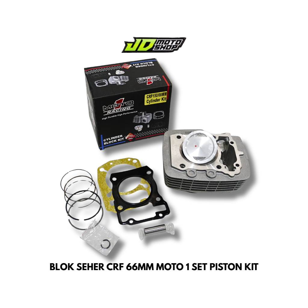 BLOK SEHER MOTO 1 CRF 63MM 66MM + PISTON COAK HONDA CRF BLOCK SEHER BORING CYLINDER SET 63 MM 66 MM