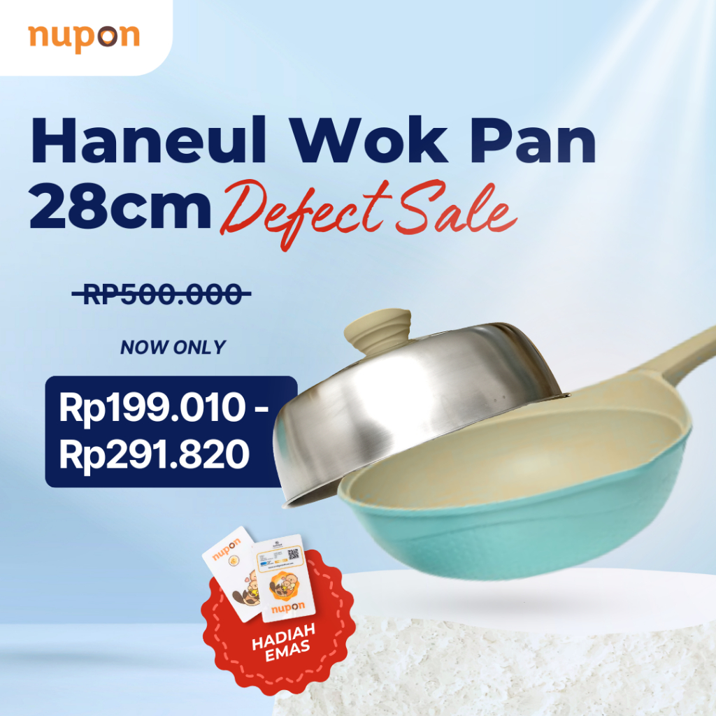 [DEFECT SALE]  NUPON Haneul Wok Pan 28cm