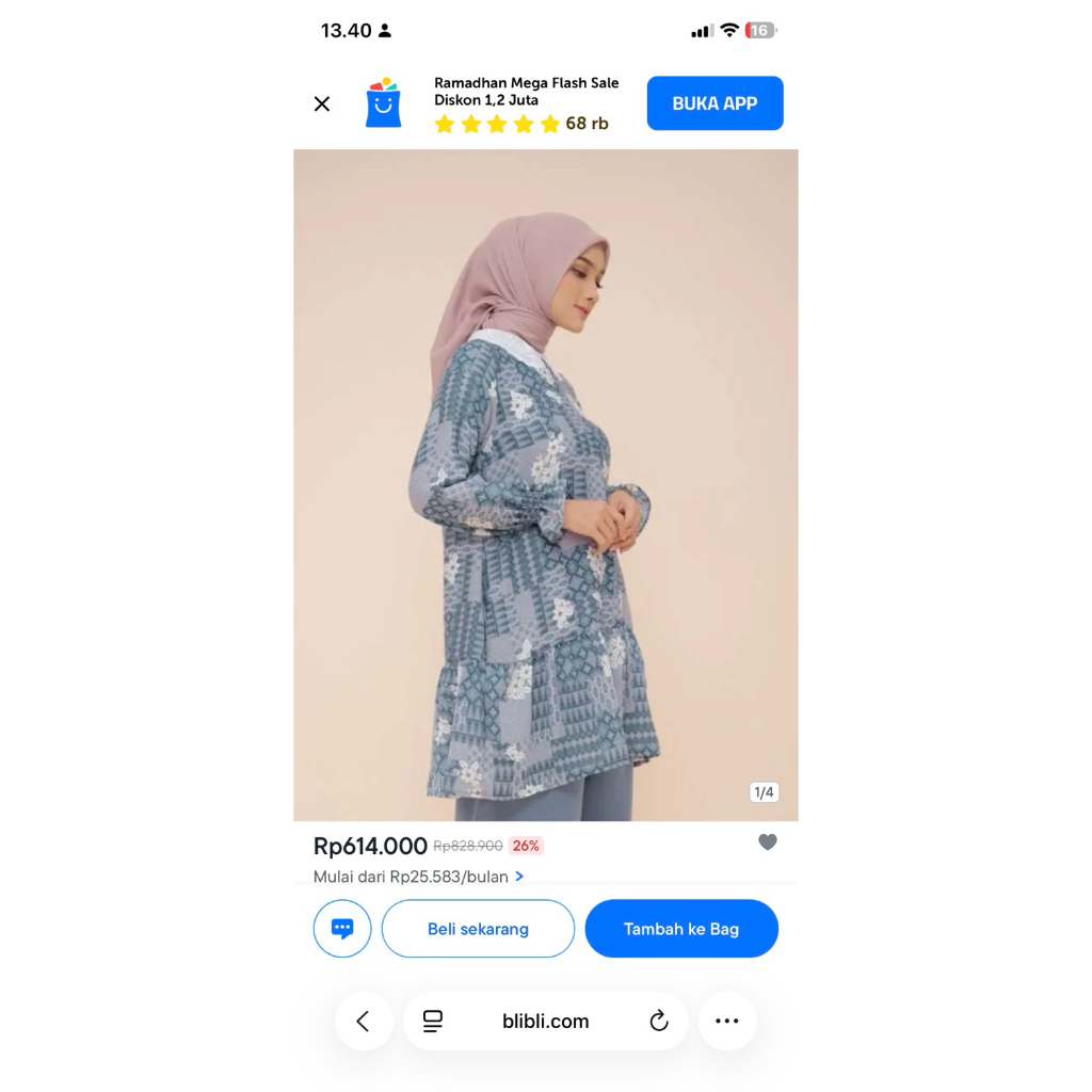 Zaskia Mecca PL Tunik Blouse