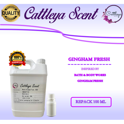 PARFUM GINGHAM FRESH BY CATTLEYA SCENT | KEMASAN REPACK