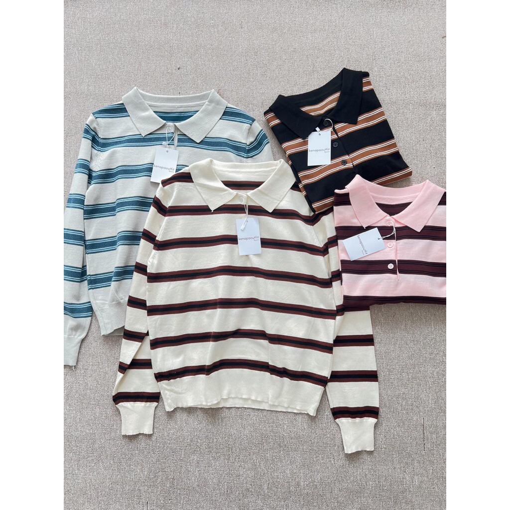 kaos knit strip - sweater kaos strip