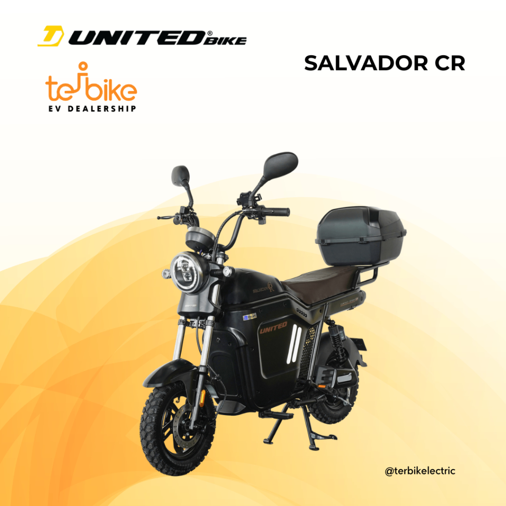 Sepeda Listrik UNITED Bike SALVADOR CR Electric bike 800 Watt Baterai Lithium