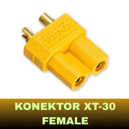 Konektor XT30 FEMALE Connector Battery XT-30 XT 30