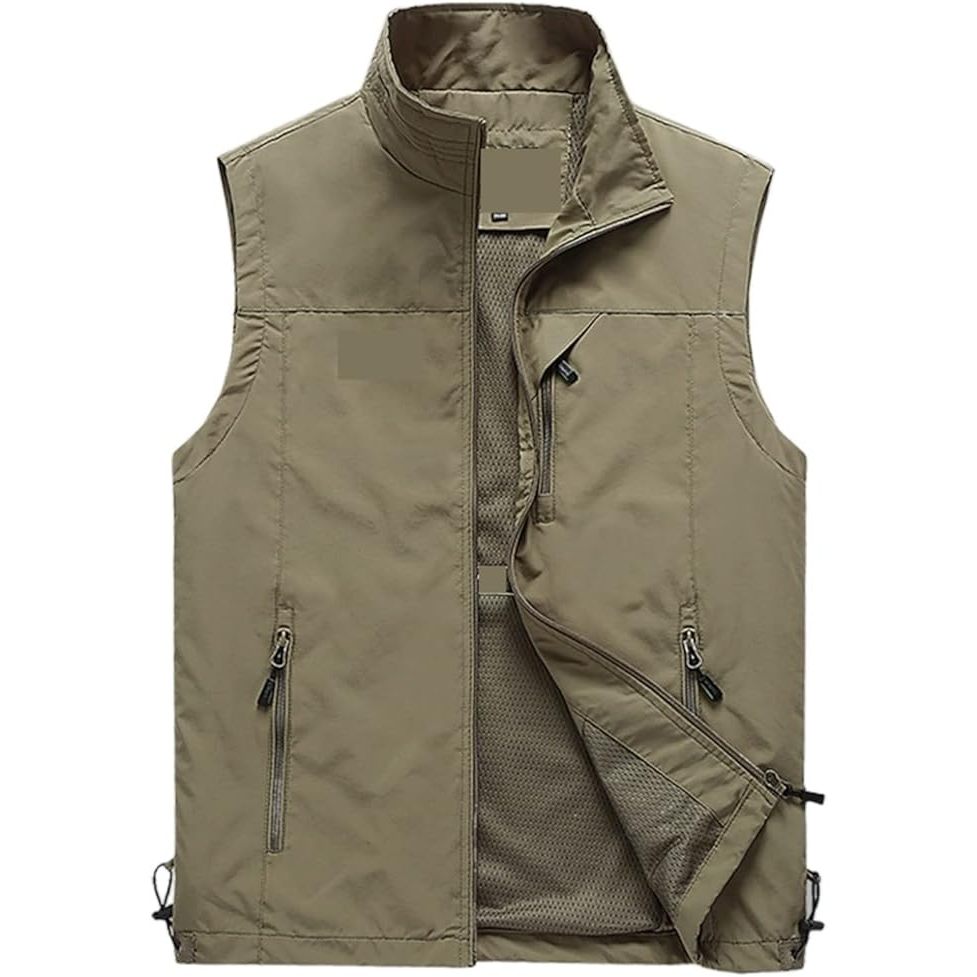 JAKET ROMPI VEST BISA CUSTOM SABLON TASLAN - JARING UNISEX PRIA WANITA FORMAL CASUAL