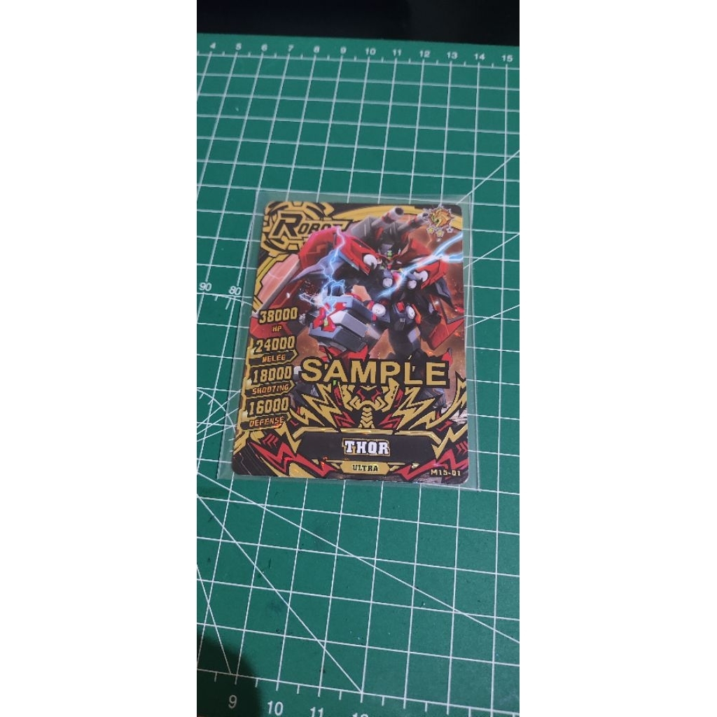 Hero of Robots Thor sample arcade card