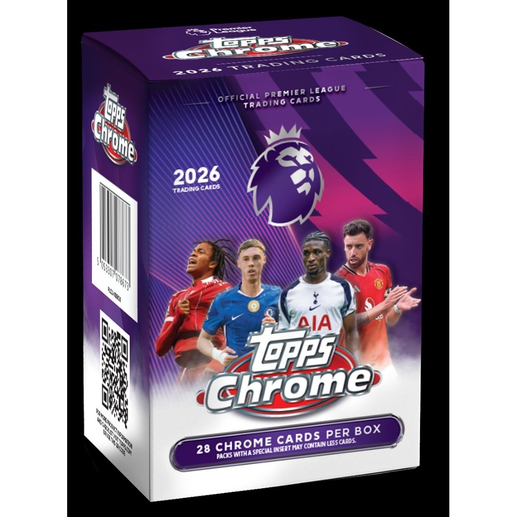 Topps Chrome EPL Value Box 25/26 Topps Chrome EPL Tin 25/26